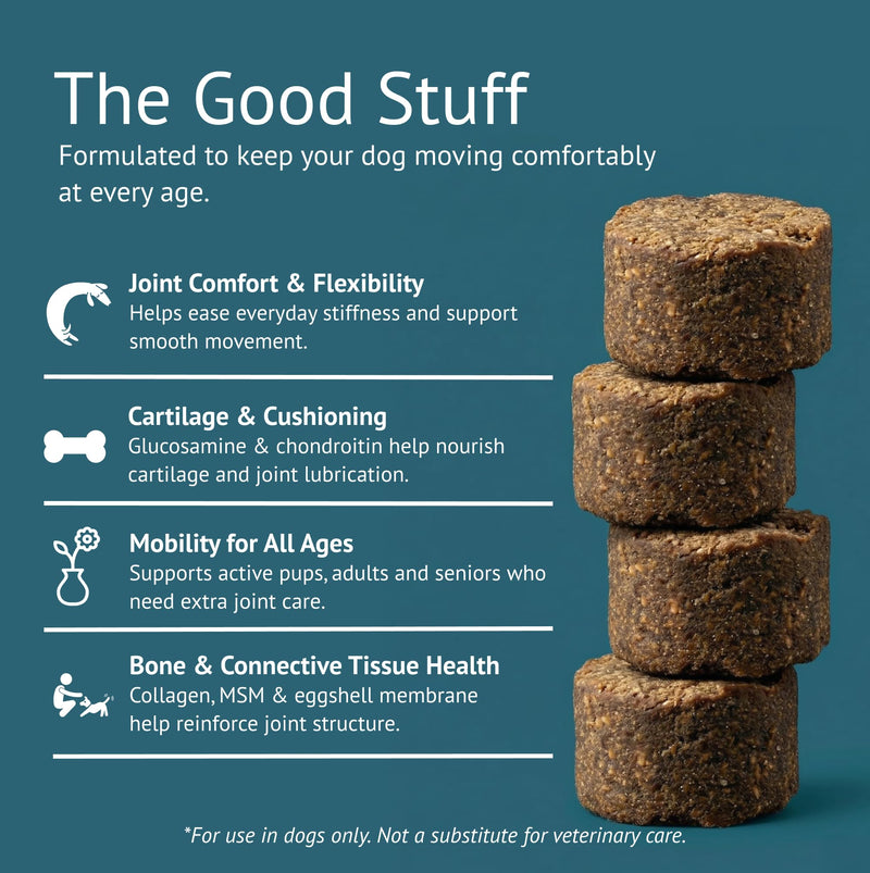 Hip & Joint Dog Chews – Glucosamine, Chondroitin, MSM, Turmeric & Collagen for Joint Health & Mobility – High-Potency Supplement for Dogs of All Breeds & Sizes – Active Lifestyle Support Hip & Joint - PawsPlanet Australia
