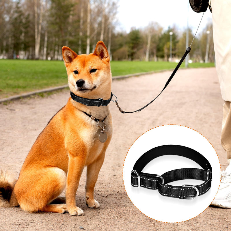 12 Pcs Martingale Collar for Medium Dogs Adjustable Pet Training Collar Reflective Dog Collar with Durable Metal Buckle Heavy Duty Nylon No Pull Martingale Collar for Small Medium Large Dogs, Small - PawsPlanet Australia