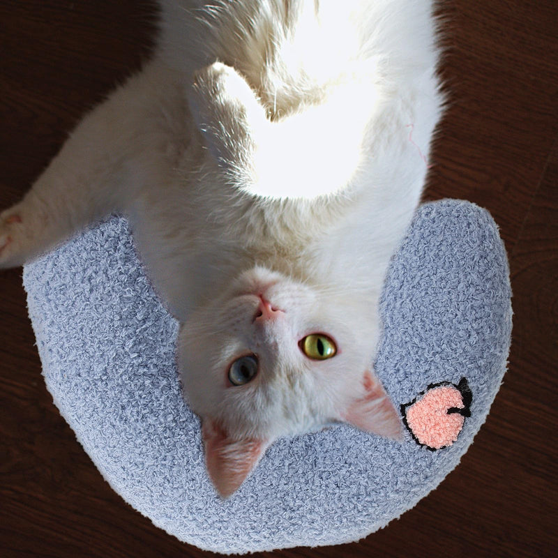 BESTOYARD 4-Piece Set of Large Neck Pillows for Cats with Soft Polyester Filling and PP Cotton, Protective for Cervical Spine, for Small and Disabled Pets