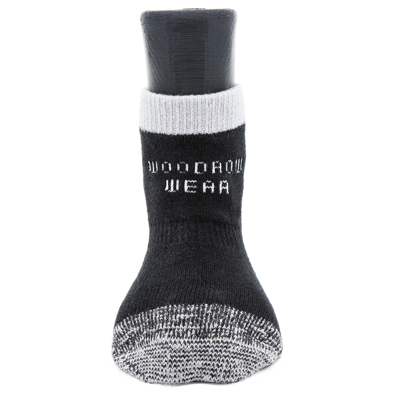 Woodrow Wear, Power Paws Reinforced Foot Dog Socks, Black Grey XXL - PawsPlanet Australia