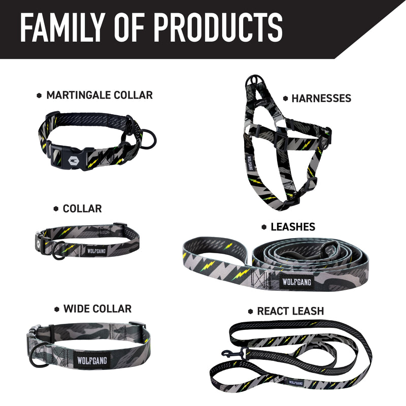 Wolfgang Heavy Duty Dog Leash, Pull-Tested to Over 800 lbs for Walking & Training, DarkSkies Print, Small - PawsPlanet Australia