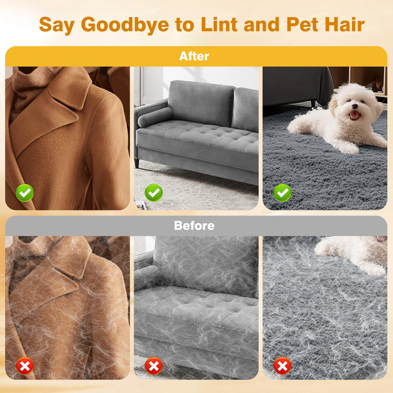 2Pcs Pet Hair Removal Gloves for Cats and Dogs.Reusable electrostatic pet Hair Removal Gloves.Pet Hair Removal Tool Suitable for Sofas, Bed Sheets, Clothing, and car Seats.Hair Remover Glove A2 - PawsPlanet Australia