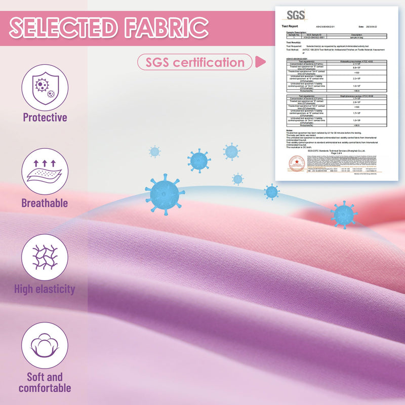 cyeollo 2pack Surgery Recovery Suit for Dogs Cats Soft Breathable Female Male Pet Bodysuit After Surgery for Spay, Neuter, Surgical Recovery Onesie Shirt for Small Medium Large Dogs, Pink & Purple, S Small (Back: 12"-15") 1# Pink & Purple (2Pack) - PawsPlanet Australia
