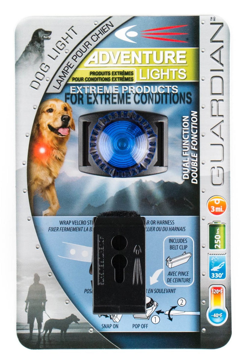 Adventure Lights Guardian Dog Light Blue - PawsPlanet Australia