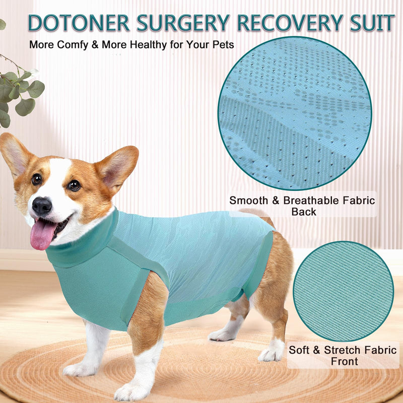 Dotoner Dog Recovery Suit – Female Spay Bodysuit for Dogs After Surgery, Breathable Surgical Vest Substitute for Recovery Collars for Female and Male, Anti Licking for Large and Small Dogs