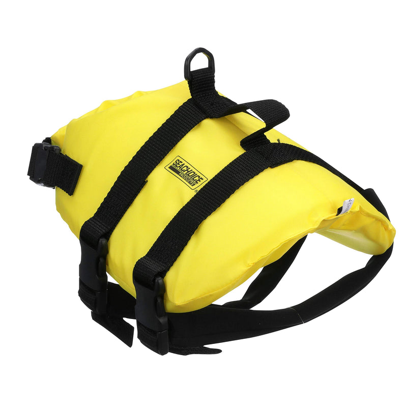Seachoice Dog Life Vest, Adjustable Life Jacket for Dogs, w/Grab Handle, Yellow, Size XS, 7-15 Lbs. - PawsPlanet Australia