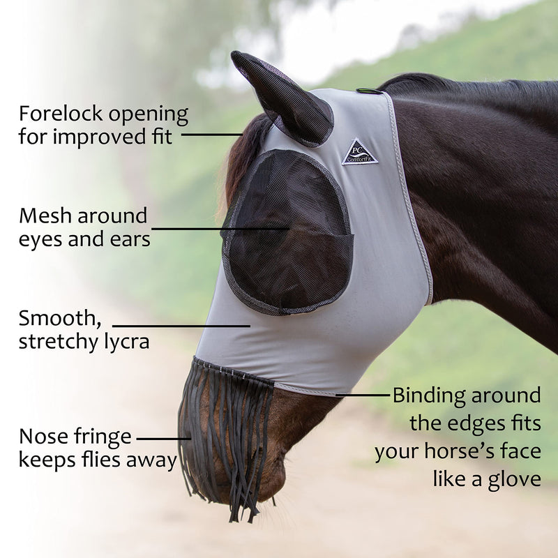 Comfort-Fit Deluxe Fly Mask (Warmblood) Warmblood - PawsPlanet Australia