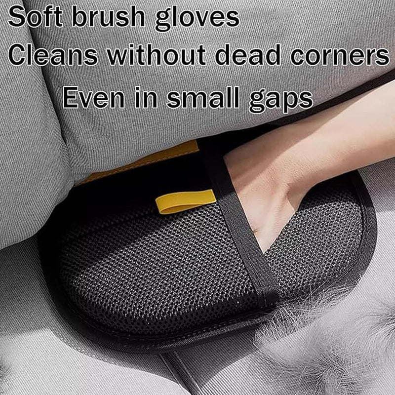 Magic Brush Pet Hair, Electrostatic Gloves Pet Hair Removal Glove, 2025 Upgrade Reusable Double Sided Grooming Glove, pet Hair Remover electrostatic Gloves for Grooming, Deshedding - PawsPlanet Australia
