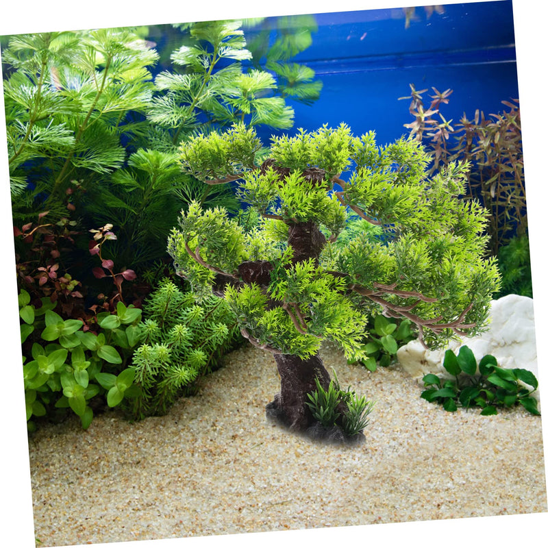 Landscaping Tree Fish Tank Decorations Aquarium Tree Fish Tank Fake Tree Fish Tank Ornament Fake Bonsai Tree Fish Tank Decorative Tree Greenery Green Tree Plant Resin - PawsPlanet Australia
