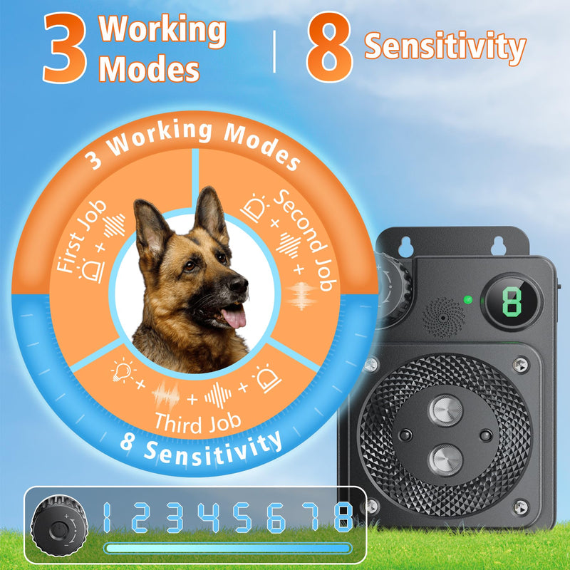 Anti Barking Devices, Ultrasonic Dog Bark Deterrent Devices, Dog Barking Deterrent Devices, Dog Barking Stopper, Anti Barking Device for Dogs Long Range 50ft, Bark Box Indoor Outdoor for Dogs Training Black - PawsPlanet Australia