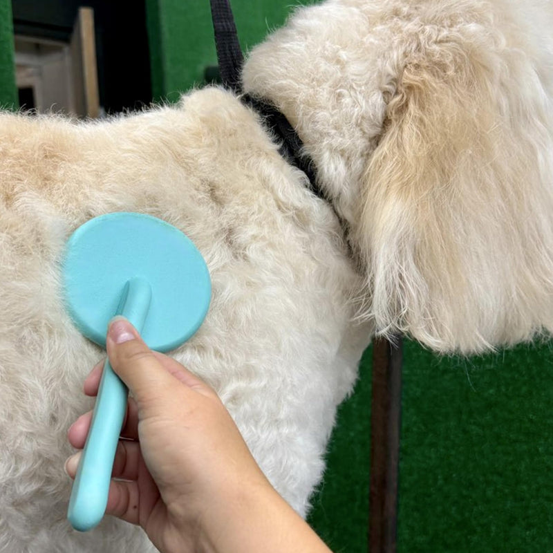 Masterclip Super Slicker Dog Brush – Oval Head with Flexi-Pins for Shedding & Detangling – Ideal for Curly, Double & Long Coats