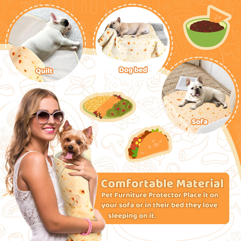 31.5" Large Cat Grooming Wrap for Cutting Nails, Self-Stick Dog Cat Burrito Wrap with Nail Clippers Kit, Soft Tortilla Blanket Pet Tool Gifts for Multifunctional Care Medicine Anti-Escape