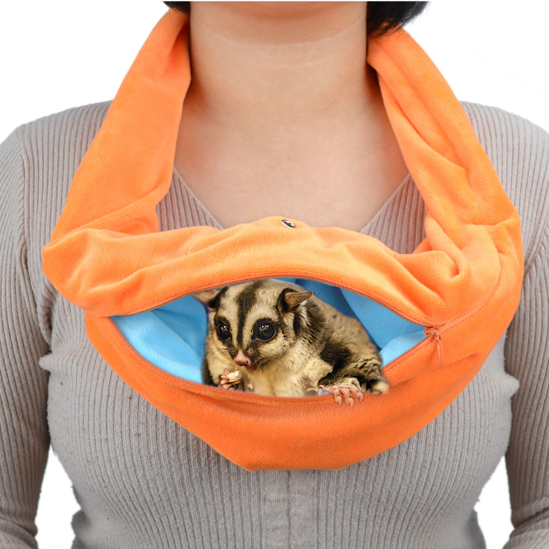 Sugar Glider Bonding Scarf Bonding Pouch Travel Sling Carrier Bag with 4 Air Holes for Pet Glider