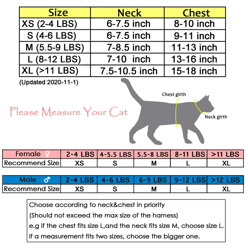 Tactical Cat Harness and Leash for Walking Escape Proof, Adjustable Cat Walking Jackets, Padded Stylish Cat Vest, Khaki, Medium M 5.5-9LBS Solid Khaki - PawsPlanet Australia