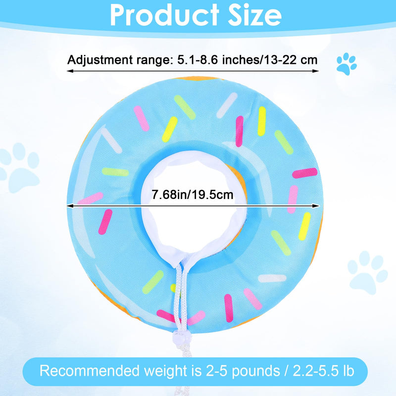 Cat Cone Collar Adjustable Cat Recovery Collar Soft Cone Cute Cats Collars After Surgery Kitten Recovery Cones to Stop Licking Pet Elizabethan Collars for Cats Kittens and Puppies（Blue） blue