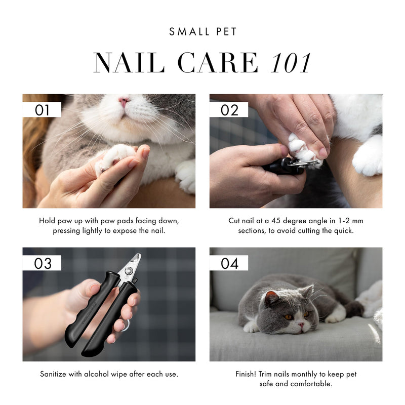 Tweezerman Small Nail Clippers for Dogs & Cats, Manual Professional Dog & Cat Nail Trimmer with Ergonomic Handle - PawsPlanet Australia