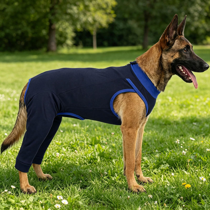 Dog clothing after surgery, body suit for healing operations, recovery suit, procedural suit EE XXL