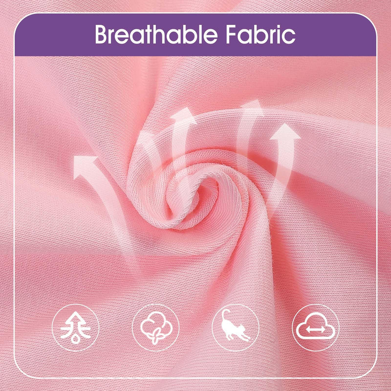 SUNFURA Breathable Cat Recovery Suit - Anti Licking Cat Surgery Suit Female Cat Onesie for Cats After Surgery Kitten Surgical Spay Suit Pet Body Suit Post Surgery E Collar Cone Alternative Pink M Medium