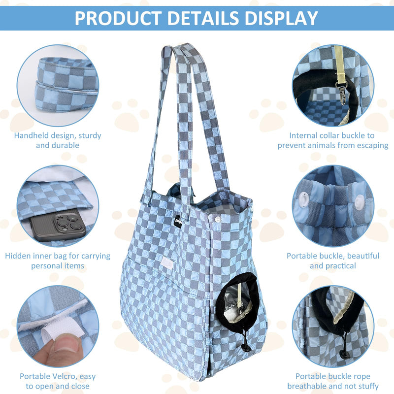 Dog Sling Carrier Pet Sling Carrier for Small Dog & Cats, Puppy Sling with Pockets, Classic Breathable Design for Travel, Camping & Outdoo,Maximum Load Capacity of 22 Pounds. - PawsPlanet Australia