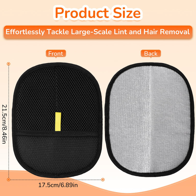 Electrostatic Pet Hair Removal Gloves for Cats Dogs Reusable Pet Hair Remover Tool Mitt for Clothing Furniture Couch Carpets and Car Seats 2PCS - PawsPlanet Australia