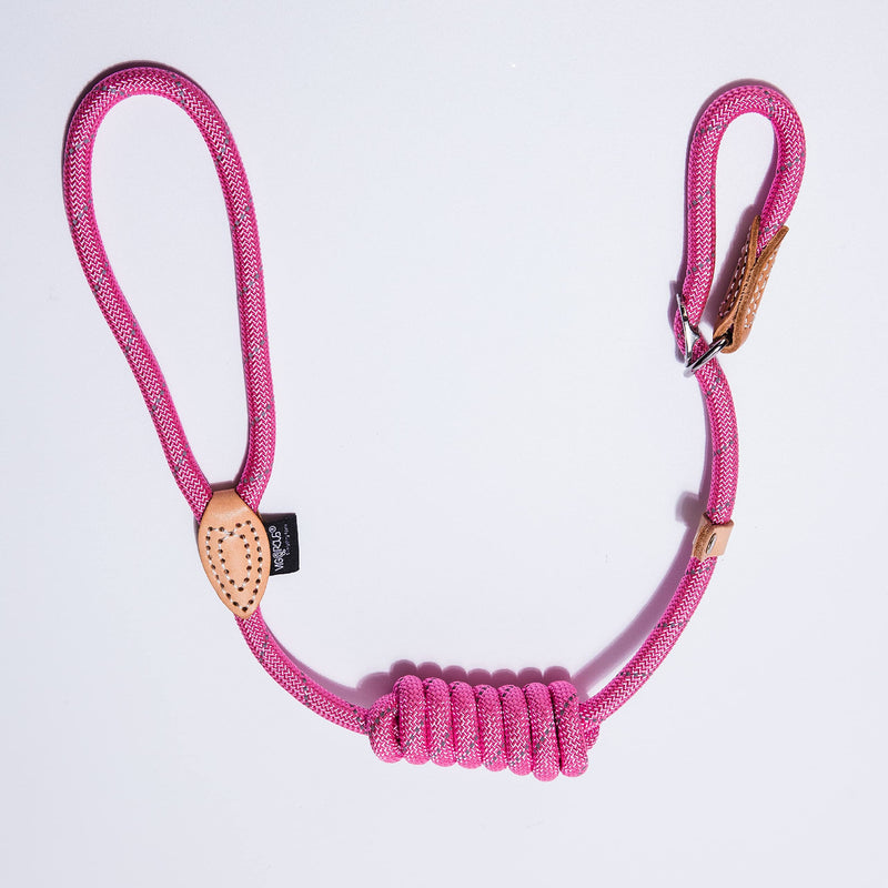 Puppy Pet Cat Dog Leash Collar Basic Accessories Reflective Retractable Dog Rope Pet Traction Belt 5FT(Medium 0.39IN, 24-66LB, Pink) Medium - PawsPlanet Australia