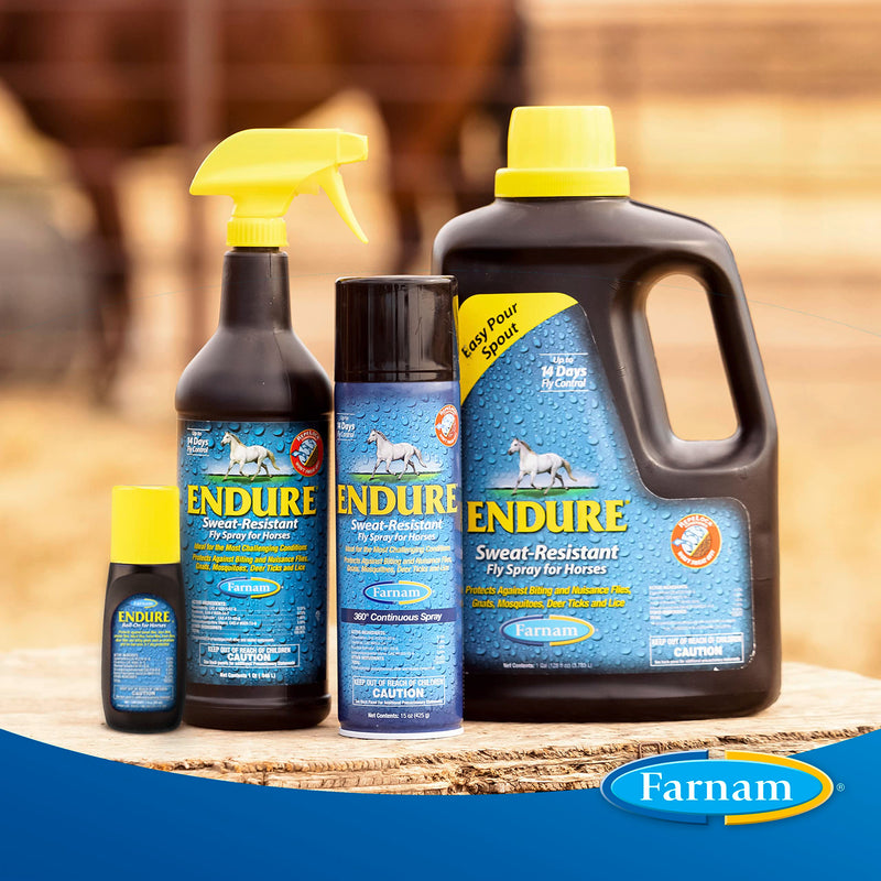 Farnam Endure Roll-On Fly Repellent for Horses, for Sensitive Areas, 3 Ounces 3 oz. Roll On