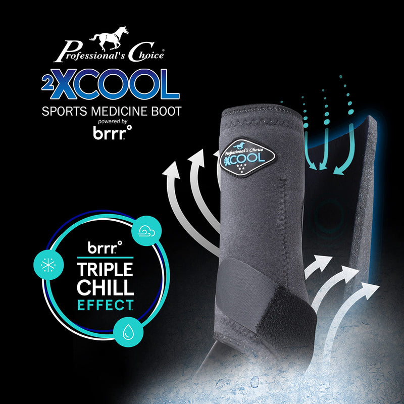 Professional`S Choice Limited Edition 2XCool Splint Boots 2 Pack Cheetah Large - PawsPlanet Australia