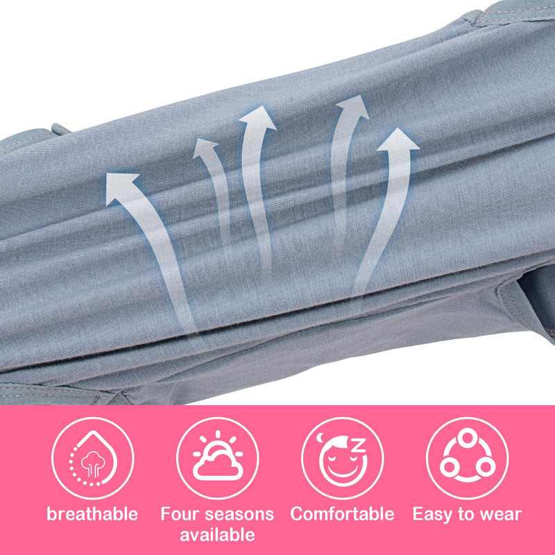 Cat Recovery Suit for Abdominal Wounds or Skin Diseases, Cat Onesie for Cats After Surgery Female Kitten Recovery Suit, Breathable E-Collar Alternative for Cats After Spay Anti Licking Wounds Blue-Grey Medium