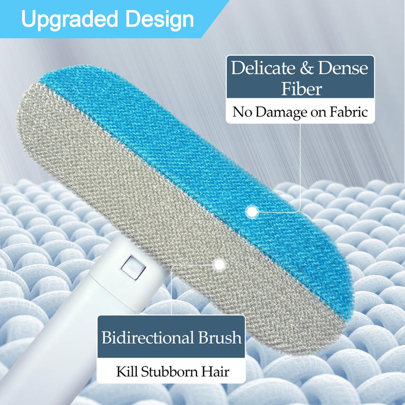 Pet Hair Removal Tool, Dog and Cat Hair Remover for Couch Carpet Furniture, 4 in 1 Multifunctional Pet Hair Removal Broom, Cleaning Brush for Window Tile, Reusable Washable, 1 Piece - PawsPlanet Australia