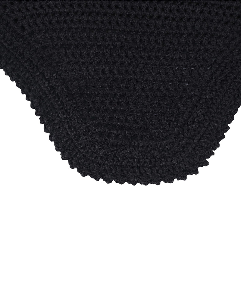 Void Ear Bonnet with Sound Resistant and Soft Stretchable Lycra Ears (Large: (Horizontal) A: 34cm, (Vertical) B: 42cm, Black) Large: (x-axis) A: 34cm, (y-axis) B: 42cm