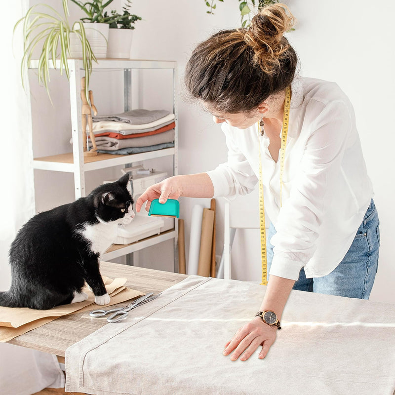 4 Packs Different Pet Hair Remover Set with Storage Bag - 180° Rotating Carpet Scraper Rake, Medium & Small Hair Removal Cleaner Tool for Couch Carpet Rug, Pet Comb for Shedding Grooming - PawsPlanet Australia