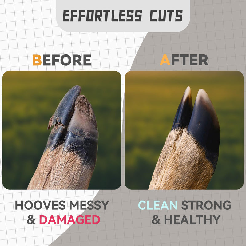 Goat Hoof Trimmers & Farrier Shears, Hoof Trimmers for Goats and Sheep, Multi-Purpose Goat Hoof TrimmerShear Garden Wire Pipe Cutting Tool Straight Blade