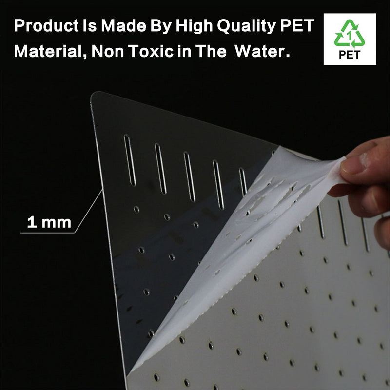 Aquarium Fish Tank Divider Isolation Board for Mixed Breeding Made by PET/PETP (11.811.8 inches) 11.8*11.8 inches