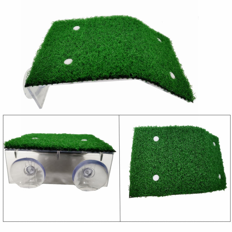 Lawn Turtle Basking Platform, Turtle Resting Basking Platform, Tortoise Ramp Climbing Reptile Ladder Resting Terrace Fish Tank Aquarium Turtle Dock Floating Décor for Frog Terrapin (Medium) Medium - PawsPlanet Australia
