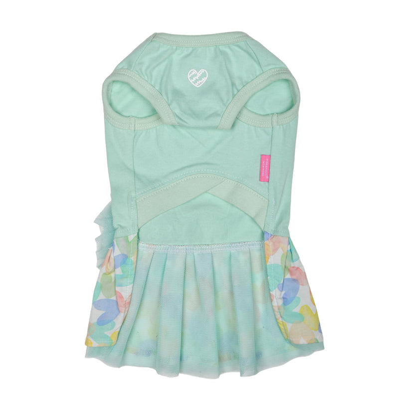 Pinkaholic New York Spring/Summer Diana Dog Dress Trendy Fashionable Cute Dog Apparel, Mint, Small MINT_DIANA