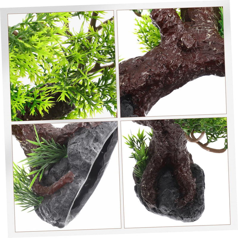 Landscaping Tree Fish Tank Decorations Aquarium Tree Fish Tank Fake Tree Fish Tank Ornament Fake Bonsai Tree Fish Tank Decorative Tree Greenery Green Tree Plant Resin - PawsPlanet Australia