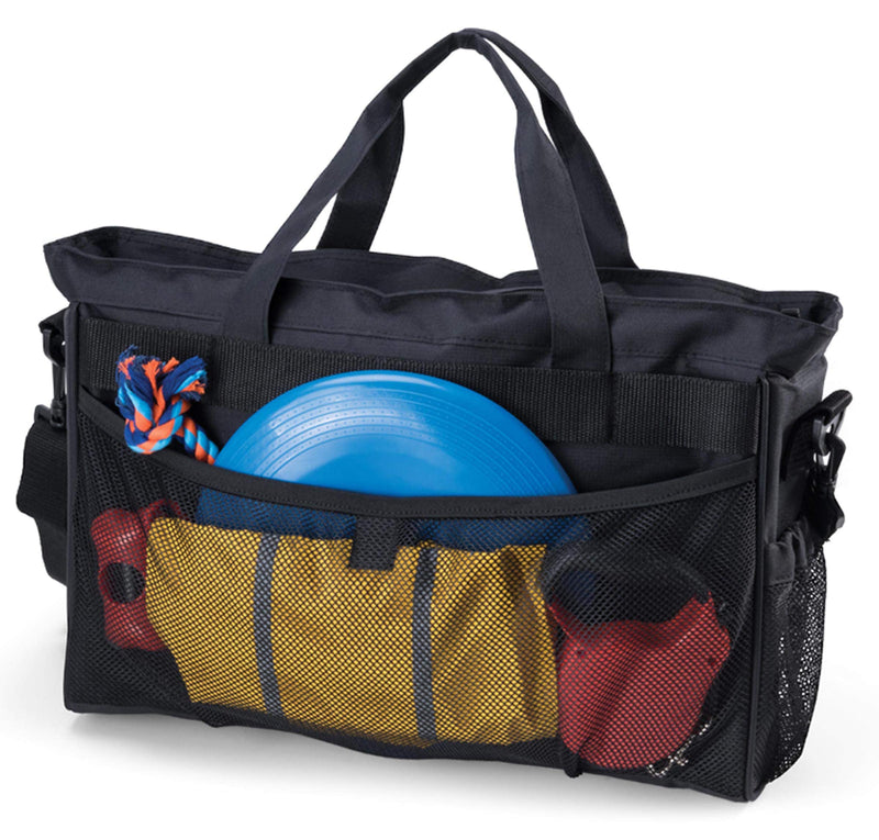 Mobile Dog Gear, Day Away Tote Bag, Black, One Size, Meets Airline Requirements - PawsPlanet Australia