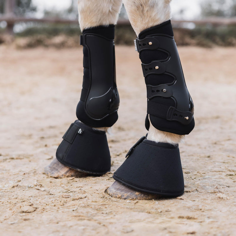 HORZE Malmo Overreach Boots - Black - M