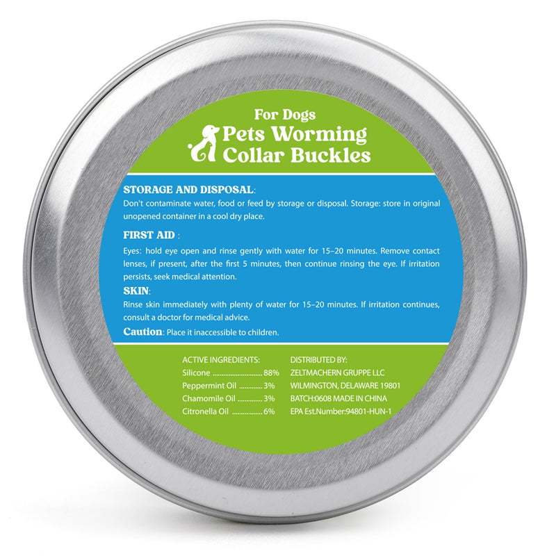 Natural Flea and Tick Prevention Dog Tag – Waterproof Collar Pendant with 2 Extra Refills, Green, Safe for All Breeds Collar Not Included green pendant+2refills - PawsPlanet Australia