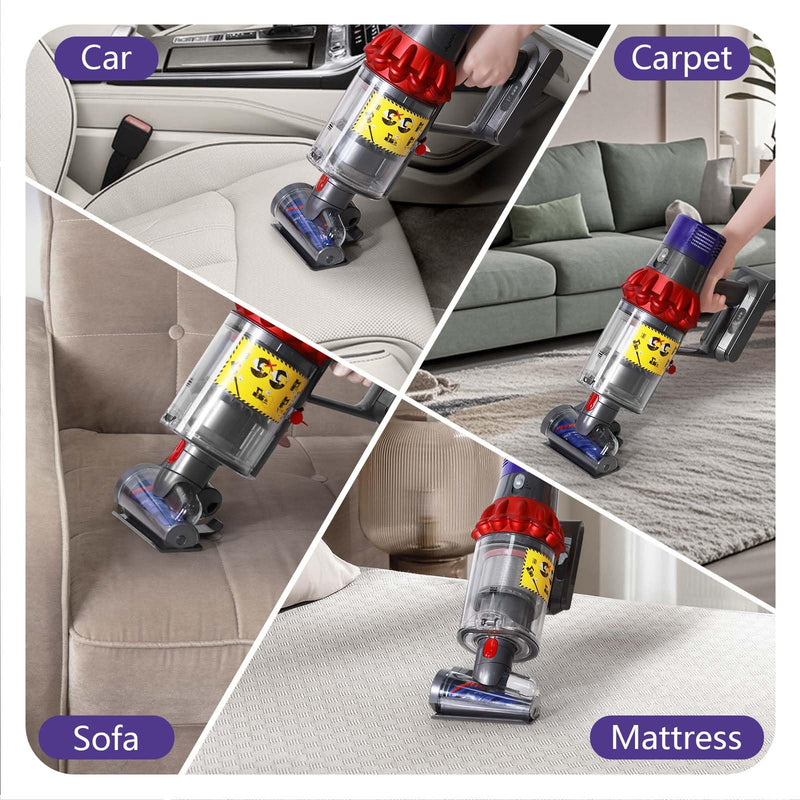 Mini Motorized Brush Head Compatible with Dyson V7 V8 V10 V11 V15 Vacuum Cleaners - Pet Hair Removal Vacuum Attachment - Hair Screw Tool for Carpeted Stairs, Couch/Sofa Cushions, Car Carpet - PawsPlanet Australia