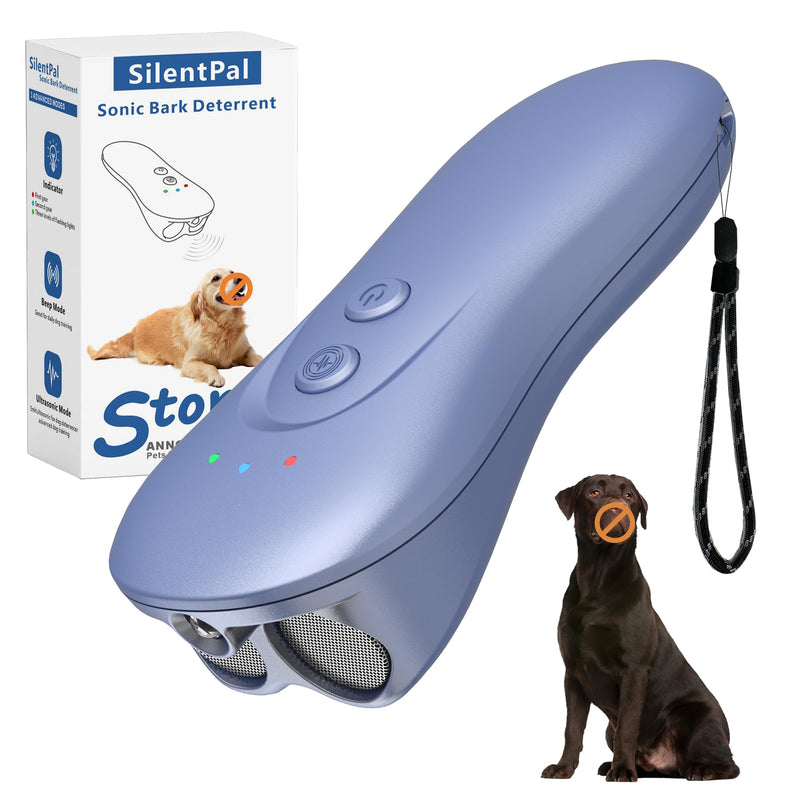 Dog Bark Deterrent Device,Anti-Barking Device,Up to 15Ft Long Range & Rechargeable Bark Control,Stop Barking Dog Devices,Safe for Dogs Training,Indoor & Outdoor（Purple） Purple