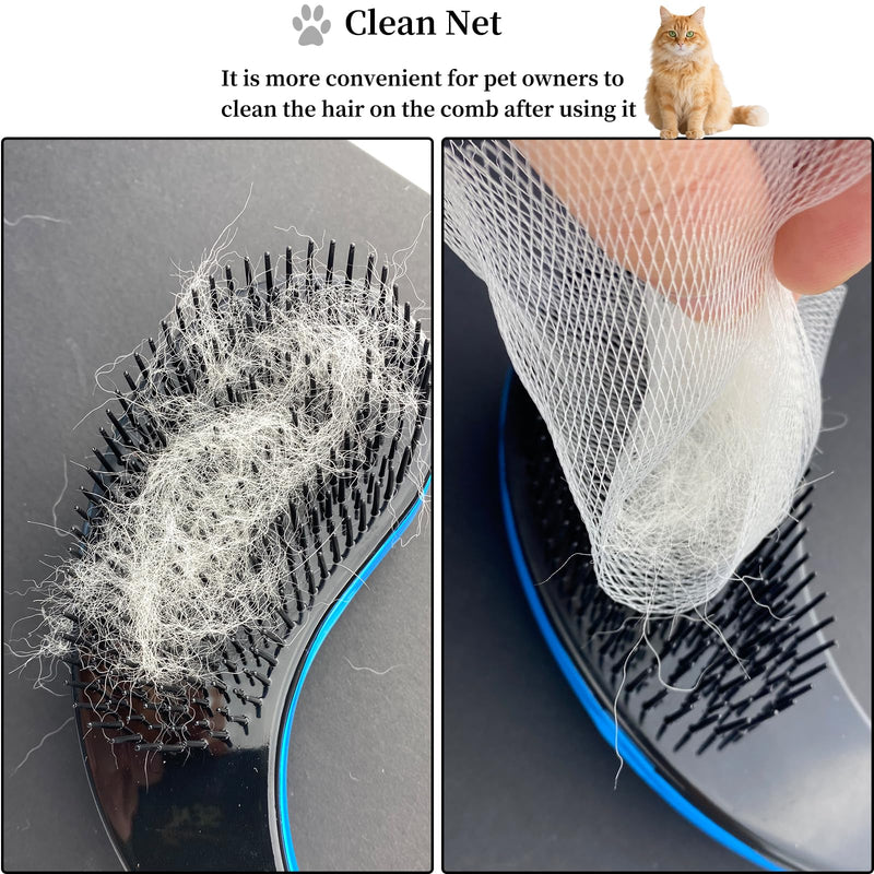 Cat Brush for Shedding - Perfect Grooming Tool for Long-Haired Cats | Deshedding & Hair Remover for Indoor Pets (Purple) Purple