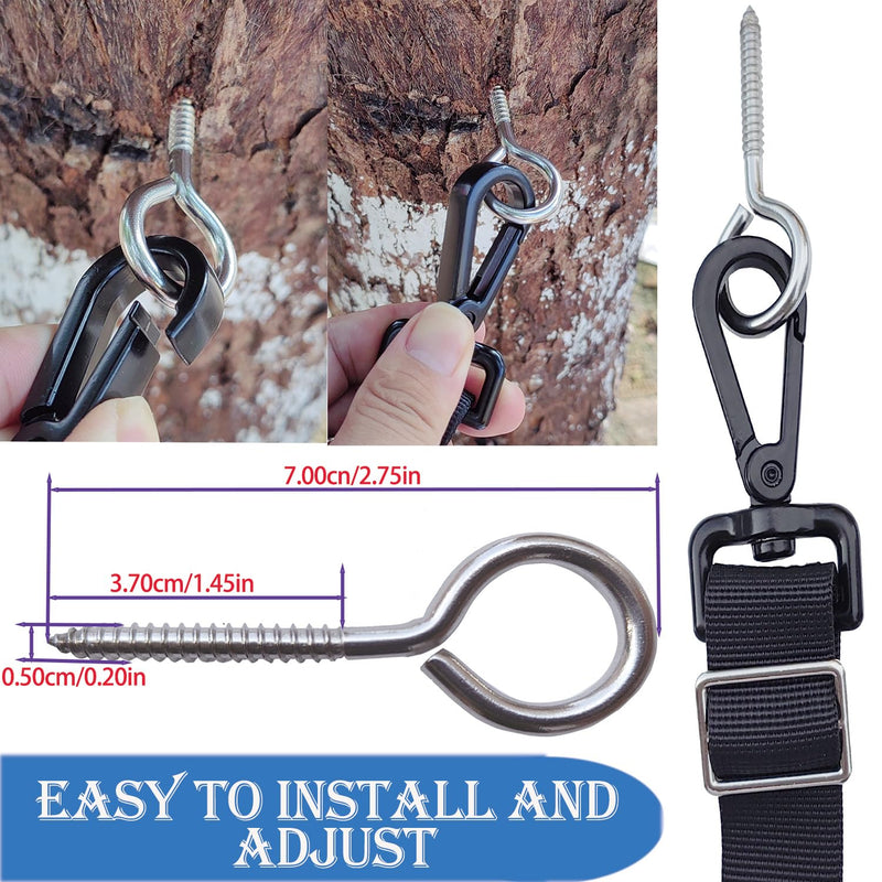 Horse Stall Guard with Swivel Snap Hook,Horse Stall Aisle Guard Fence with Ajustable Straps Strong Metal Push Gate Clip Equestrian Products (Black) Black - PawsPlanet Australia