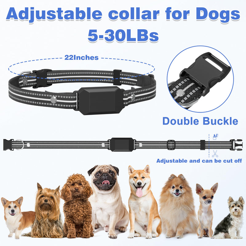 Small Shock Collar for Small Dogs, Dog Training Collar with Remote for Small & Medium Dogs 5-30lbs, Waterproof, Rechargeable, 1300ft Range, Collar with Beep, Vibration, Safe Shock Black - PawsPlanet Australia
