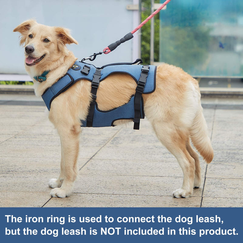 Coodeo Dog Lift Harness, Full Body Support & Recovery Sling, Pet Rehabilitation Lifts Vest Adjustable Breathable Straps for Old, Disabled, Joint Injuries, Arthritis, Paralysis Dogs Walk XLarge - PawsPlanet Australia