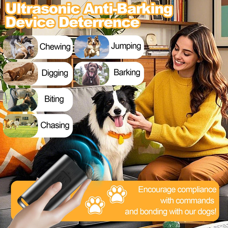 Mini Dog Sonic Bark Deterrents Devices, Small Ultrasonic Dog Bark Deterrent Stop Dog Barking Device Training Tools Pet Stop Barking - PawsPlanet Australia
