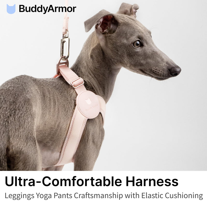Ultra Comfortable Dog Harness Adjustable Soft Dog Vest, Alloy Buckle Closure Lightweight Stretchy Puppy Harness Step in for Small Sized Dogs Walking Training (Linen, XXS 11.8-12.6") Linen XXS 11.8-12.6" - PawsPlanet Australia