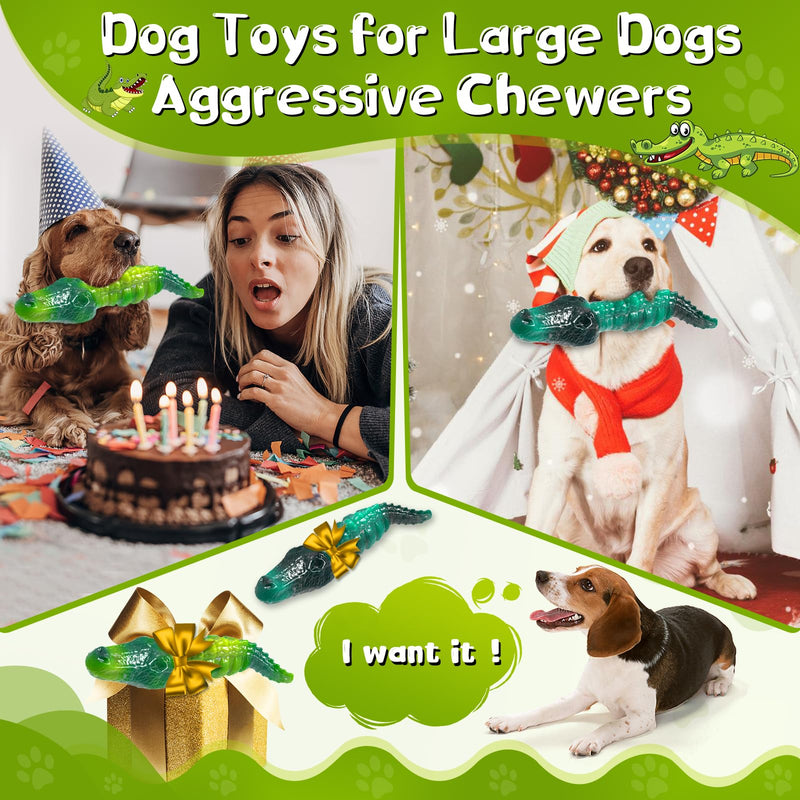 Large Dog Chew Toys: 2 Packs Indestructible Dog Toys for Aggressive Chewers - Tough Dog Toys for Large Breeds blue - PawsPlanet Australia