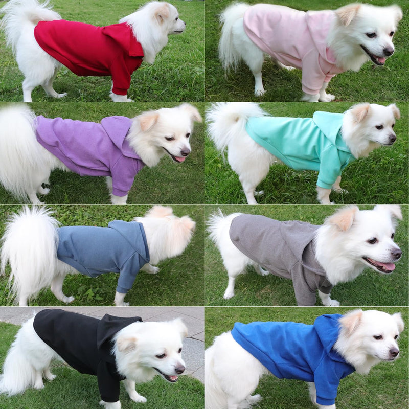 Dog Hoodie Large Dog Sweatshirt Large Pet Wear Hoodie Dog Comfy Hoodie, Warm and Lightweight, with a Soft Texture, Easy to Wear and Bright Colors (Purple, XXXXX-Large) Purple - PawsPlanet Australia
