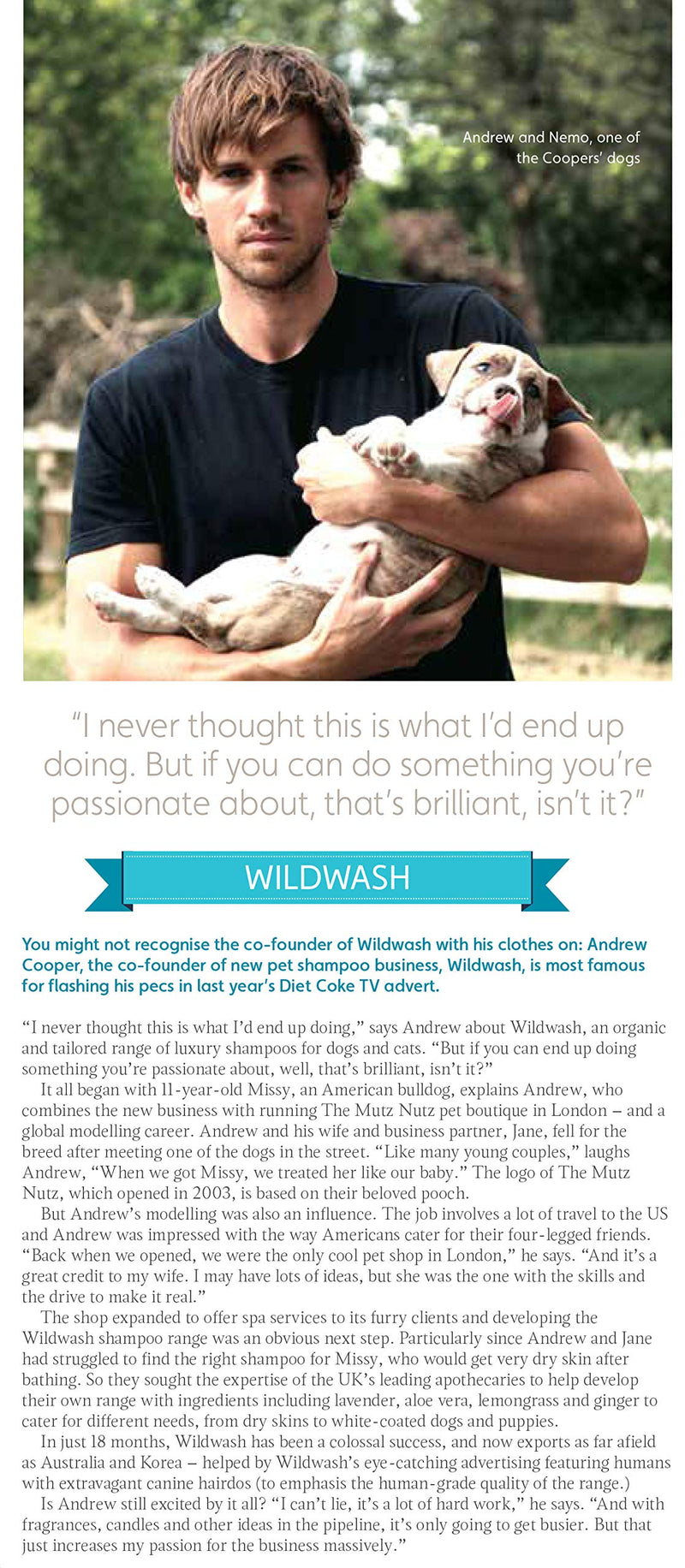 WildWash Cat Shampoo 300ml - Safe for Sensitive Skin No Harsh Chemicals Made with Natural Ingredients Suitable for All Coat Types